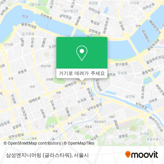 삼성엔지니어링 (글라스타워) 지도