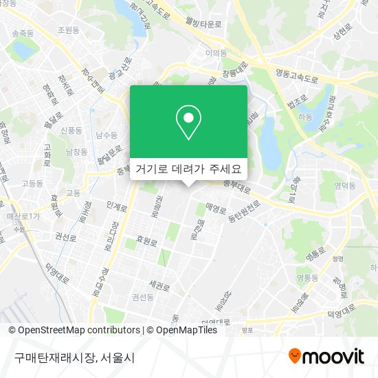 구매탄재래시장 지도
