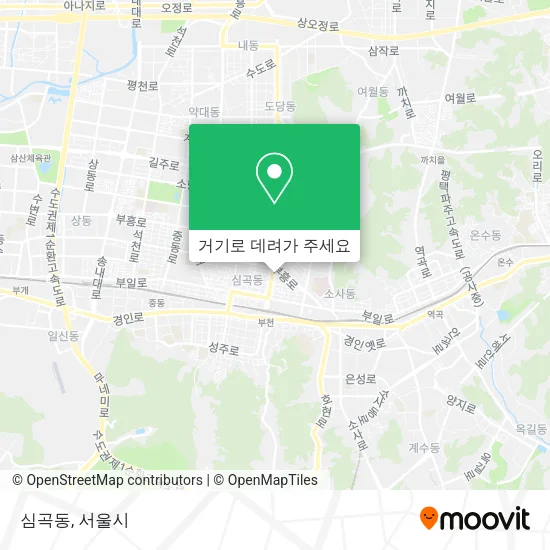 심곡동 지도