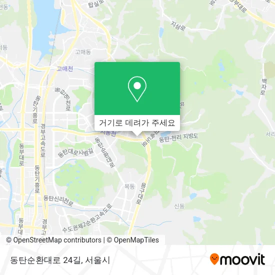 동탄순환대로 24길 지도