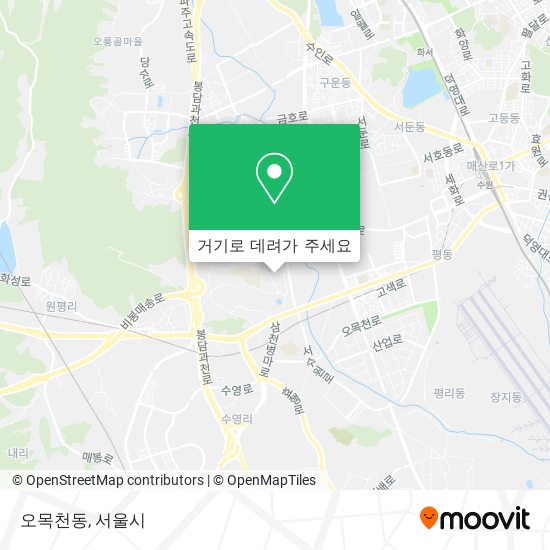 오목천동 지도