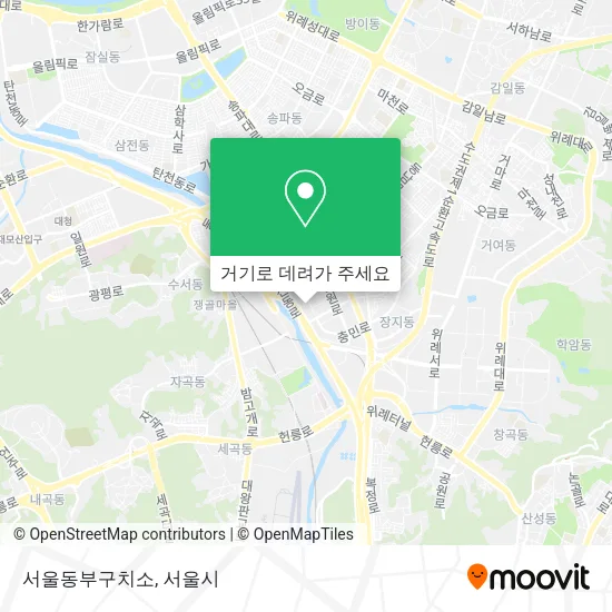 서울동부구치소 지도