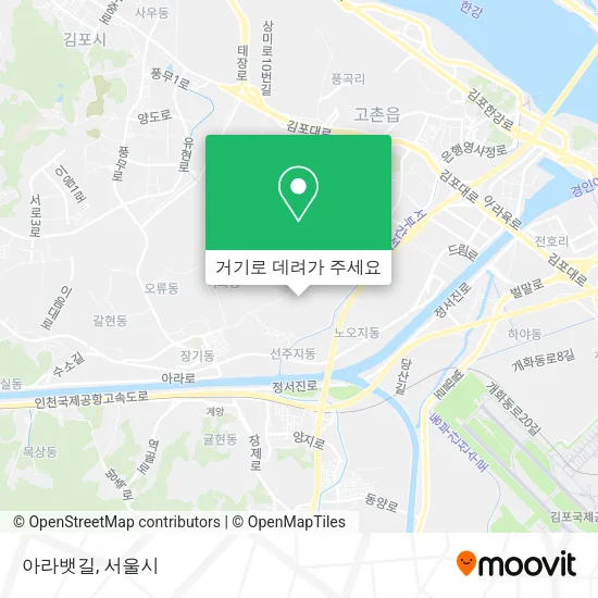 아라뱃길 지도