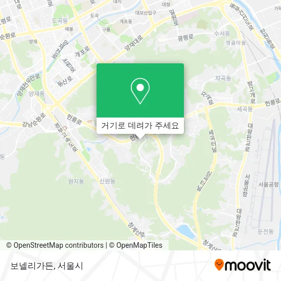 보넬리가든 지도
