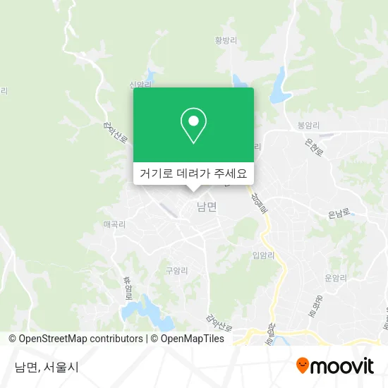 남면 지도