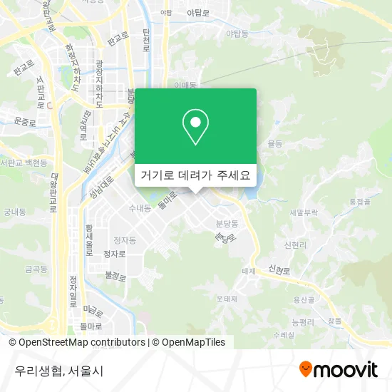 우리생협 지도