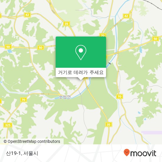 산19-1 지도