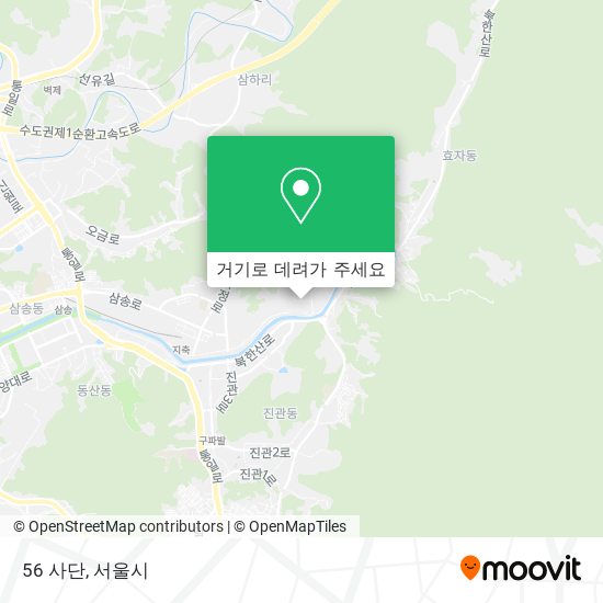 56 사단 지도