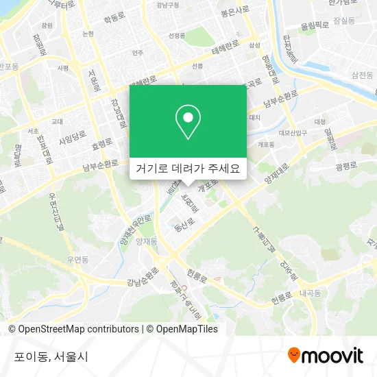 포이동 지도