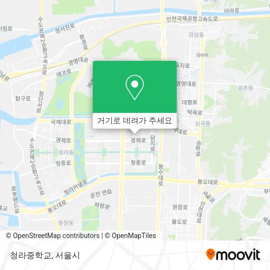 청라중학교 지도