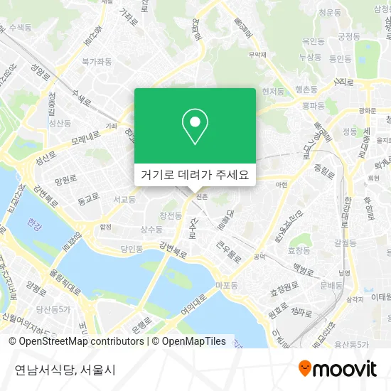 연남서식당 지도