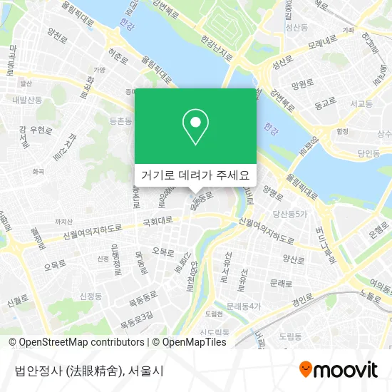 법안정사 (法眼精舍) 지도