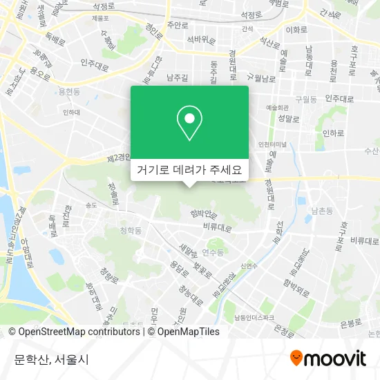 문학산 지도
