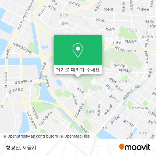 청량산 지도