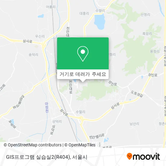 GIS프로그램 실습실2(R404) 지도