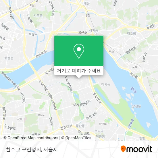 천주교 구산성지 지도