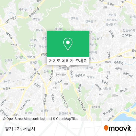 청계 2가 지도