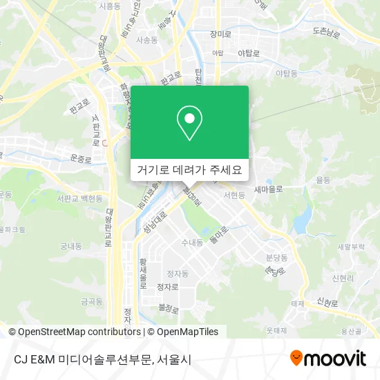 CJ E&M 미디어솔루션부문 지도
