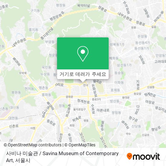 사비나 미술관 / Savina Museum of Contemporary Art 지도