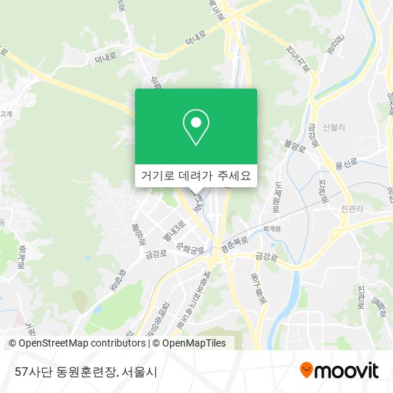 57사단 동원훈련장 지도