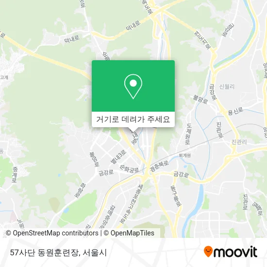 57사단 동원훈련장 지도