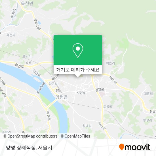 양평 장례식장 지도