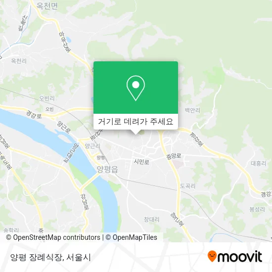 양평 장례식장 지도