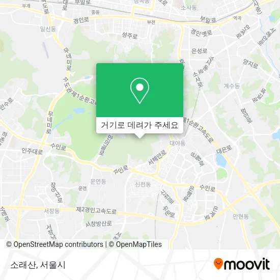 소래산 지도