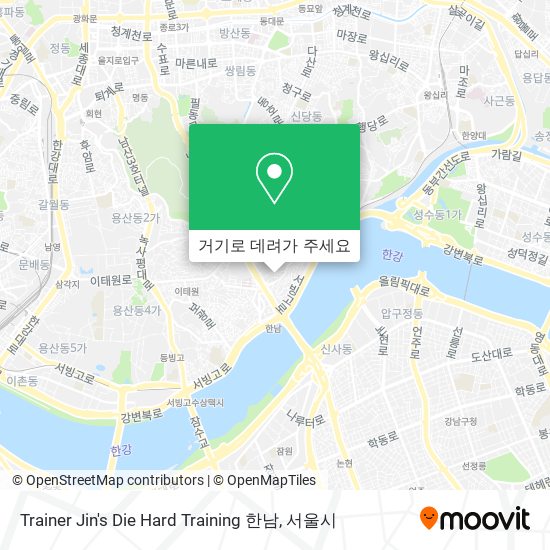 Trainer Jin's Die Hard Training 한남 지도