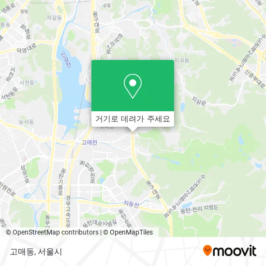 고매동 지도