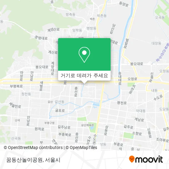 꿈동산놀이공원 지도