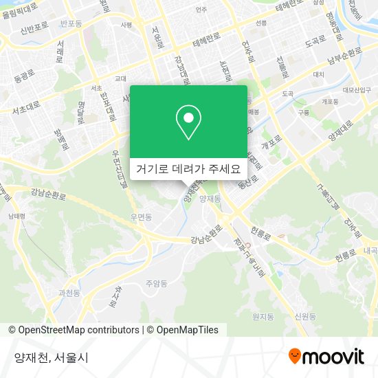 양재천 지도