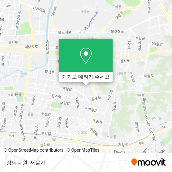 강남공원 지도