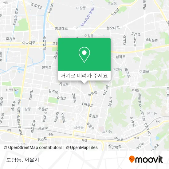 도당동 지도