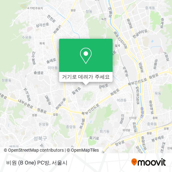 비원 (B One) PC방 지도