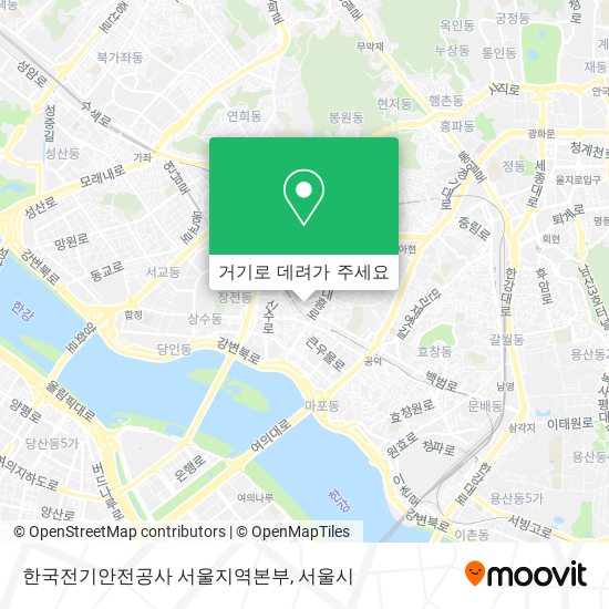 한국전기안전공사 서울지역본부 지도