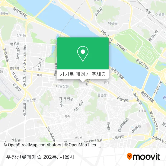 우장산롯데캐슬 202동 지도