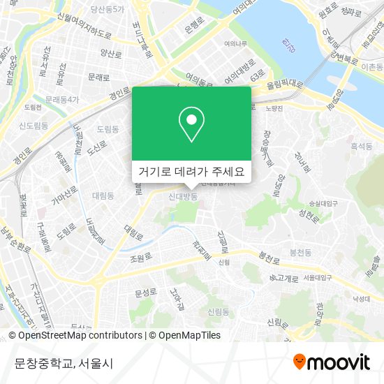 문창중학교 지도
