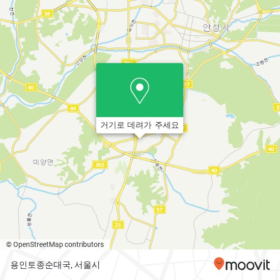 용인토종순대국 지도