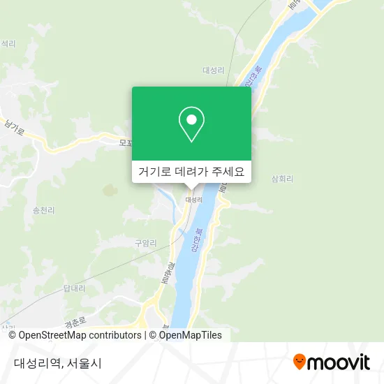 대성리역 지도