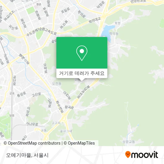 오메기마을 지도