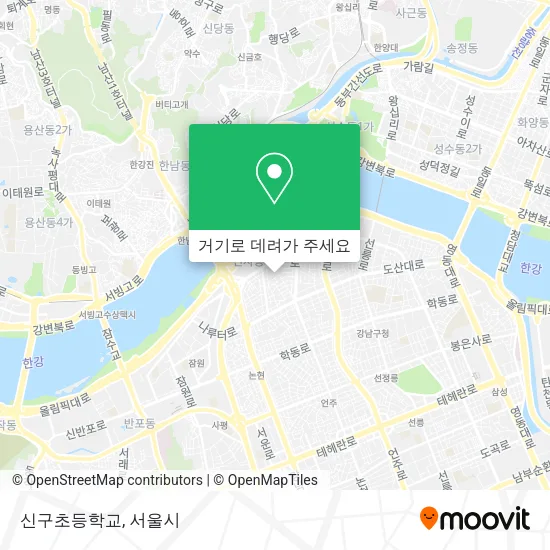 신구초등학교 지도