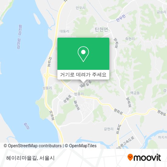 헤이리마을길 지도