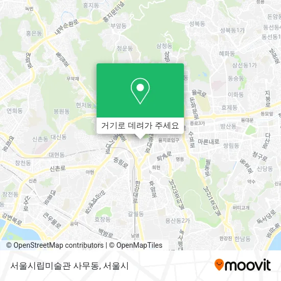 서울시립미술관 사무동 지도