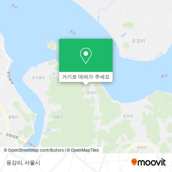 용강리 지도