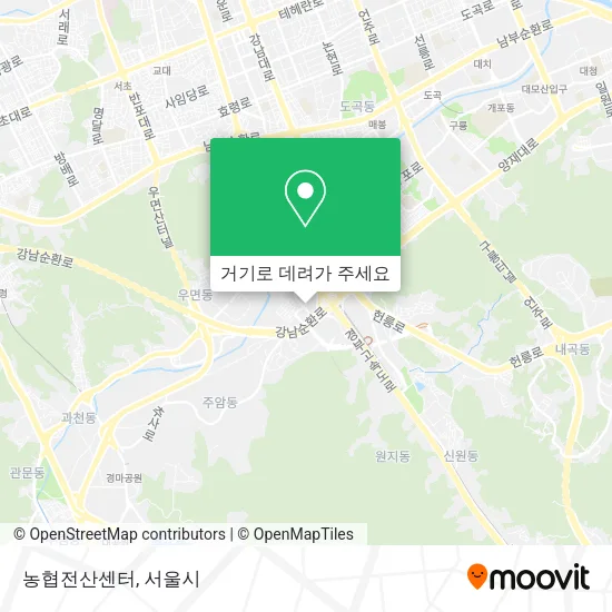 농협전산센터 지도