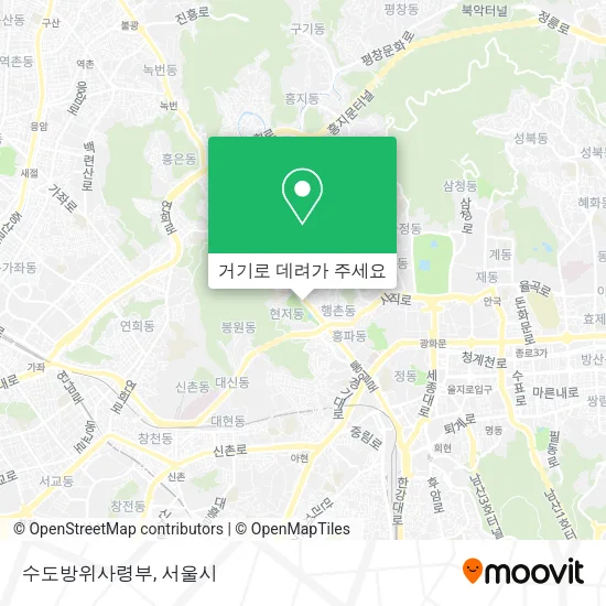 수도방위사령부 지도