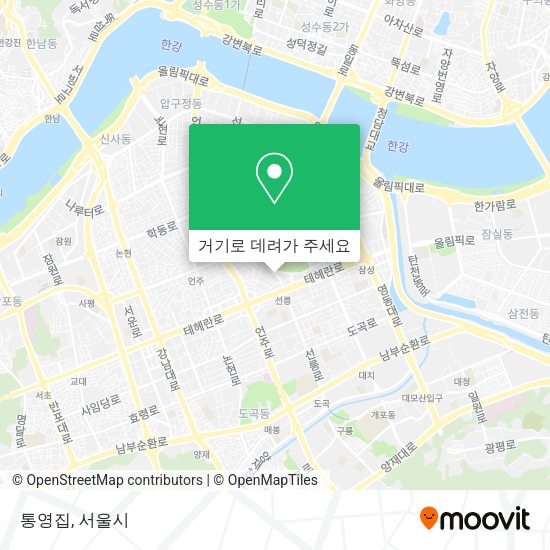 통영집 지도