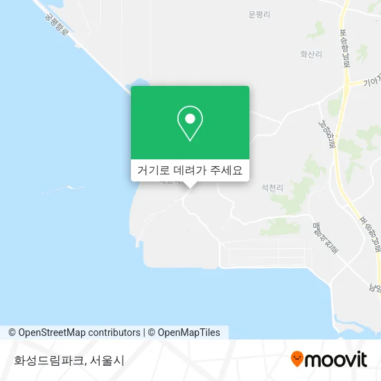 화성드림파크 지도