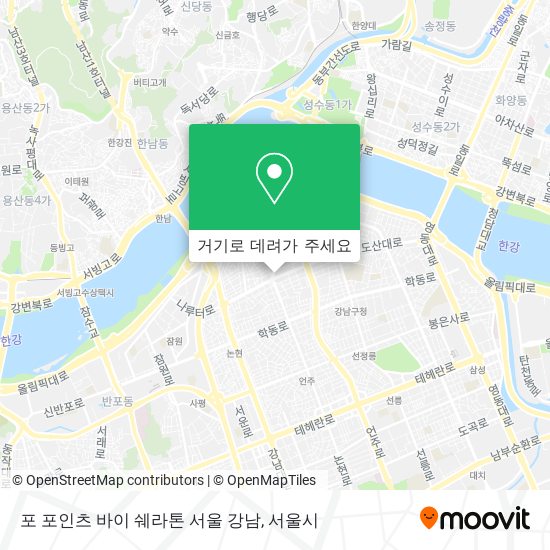 포 포인츠 바이 쉐라톤 서울 강남 지도